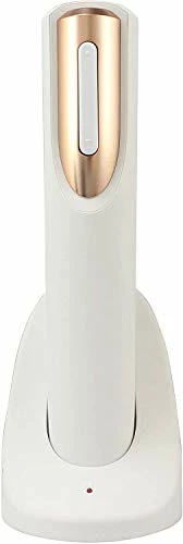 Hot Sale 🧨 Vin Fresco Electric Wine Opener With Charging Base & Foil Cutter - Automatic Wine Bottle Opener - Electric Corkscrew Wine Opener - Electric Wine Bottle Opener Recharable Wine Gift For Wine Lovers Rose Gold & Black 😀