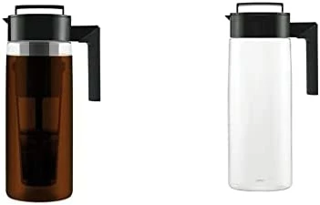 Best Sale 😀 Takeya Patented Deluxe Cold Brew Coffee Maker, 1 Qt, Blac 👍 - Image 8