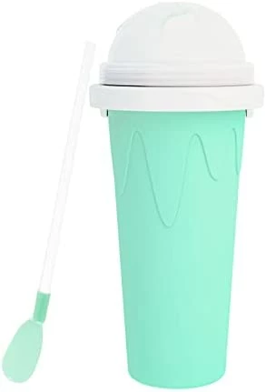 Top 10 ๐ LATIBELL Slushy Maker Cup Travel Slushie Cup Portable Slushie Maker Frozen Magic Cup Double Layer Silica Cup Pinch Cup ๐ Summer Cooler Smoothie Silicon Cup Mini Ice Cream Maker For Children' & Adult ๐ - Image 6