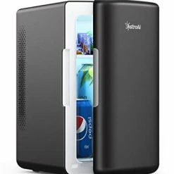 Best reviews of ✔️ AstroAI Mini Fridge 2.0, 6 Liter/8 Cans Skincare Fridge 110V AC/ 12V DC Portable Thermoelectric Cooler And Warmer Refrigerators For ❄ Christmas Gift, Bedroom, Beverage, Cosmetics (Black) 😉