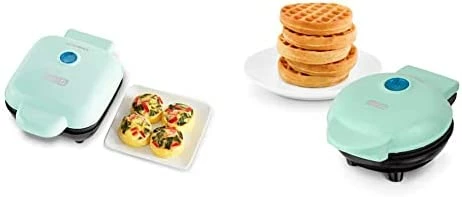 Discount ⌛ DASH Deluxe Sous Vide Style Egg Bite Maker With Silicone Molds For Breakfast Sandwiches, Healthy Snacks Or Desserts, Keto & Paleo Friendly, (1 Large, 4 Mini) - Aqua 👏 - Image 5