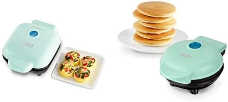 Discount ⌛ DASH Deluxe Sous Vide Style Egg Bite Maker With Silicone Molds For Breakfast Sandwiches, Healthy Snacks Or Desserts, Keto & Paleo Friendly, (1 Large, 4 Mini) - Aqua 👏 - Image 7