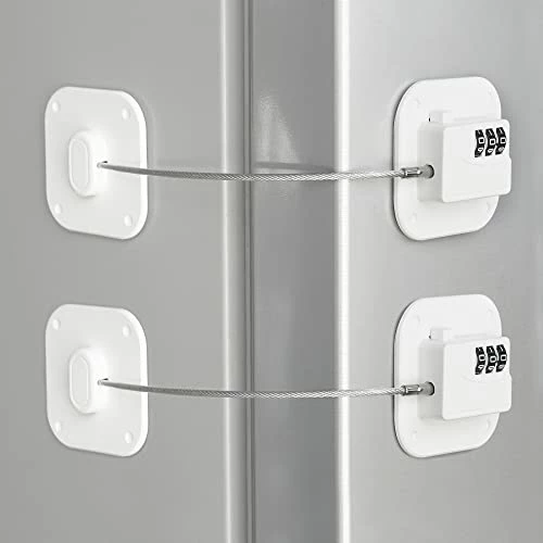 Hot Sale 🤩 Fridge Lock Refrigerator Lock For Kids Freezer Lock And Child Safety Cabinet Lock With Strong Adhesive 1Pack White 😍 - Image 9