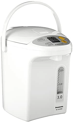 Buy 🔥 Panasonic RA41660 Electric Thermo Pot Water Boiler Dispenser NC-EG3000, Slow-Drip Mode For Coffee, Ideal For Tea, Hot Cocoa, Soups And Baby Food, Four TEM, 3.2 Quarts, White ✨