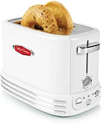 Top 10 🤩 Nostalgia Retro Wide 2-Slice Toaster, Vintage Design With Crumb Tray, Cord Storage & 5 Toasting Levels, Black ✨ - Image 8