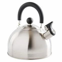 Flash Sale 🔔 Mr. Coffee Carterton Stainless Steel Whistling Tea Kettle, 1.5-Quart, Mirror Polish 😍