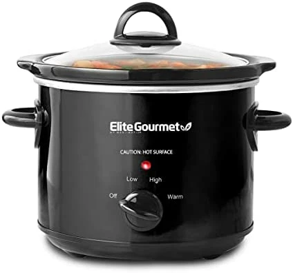 Deals 🎁 Elite Gourmet Glas Slow Cooker With Adjustable Temp, Entrees, Sauces, Stews & Dips, Dishwasher Safe Glass Lid & Crock, 1.5 Quart, Stainless S 🛒 - Image 8