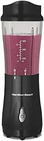 Hot Sale ✔️ Hamilton Beach Personal Blender For Shakes And Smoothies With 14 Oz Travel Cup And Lid, Black (51101AV) 👏 - Image 7