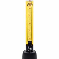 Best Pirce 😍 BeerSquad Beer Tower - 3L 100 Oz. Clear Beverage Tower Dispenser With Included Ice Tube, Easy Clean, Dual Action Integrated Tap 😉