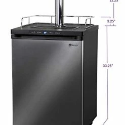Coupon 💯 Kegco K309X-1 Keg Dispenser, 1 Faucet, Black Stainless Steel 🤩