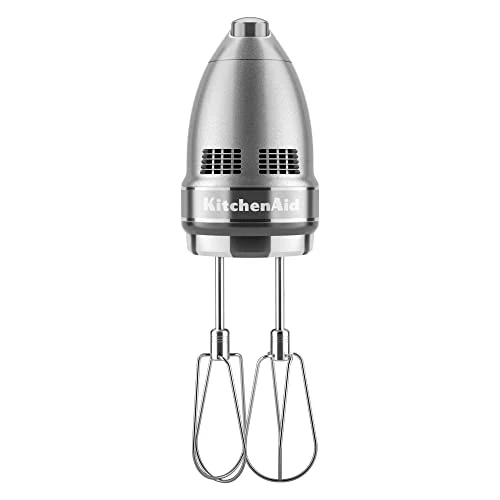 Best deal ๐ KitchenAid 9-Speed Digital Hand Mixer With Turbo Beater II Accessories And Pro Whisk - Contour Silver ๐งจ - Image 2