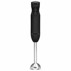 Best deal 🤩 Chefman Immersion Stick Hand Blender Powerful Electric Ice Crushing 2-Speed Control Handheld Food Mixer, Purees, Smoothies, Shakes, Sauces And Soups, Black ✔️
