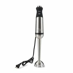 Promo 👍 All-Clad Stainless Steel Immersion Blender, 600-Watts, Easy To Clean Detachable Shaft, Variable Speed Control Dial, Turbo Function, Hand Blender KZ750D42 🤩