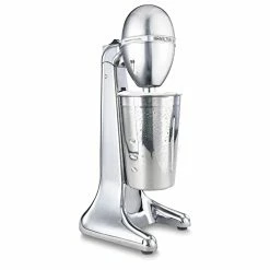 New 😀 Hamilton Beach DrinkMaster Electric Drink Mixer, Restaurant-Quality Retro Milkshake Maker & Milk Frother, 2 Speeds, Extra-Large 28 Oz. Stainless Steel Cup, Classic Chr ✔️