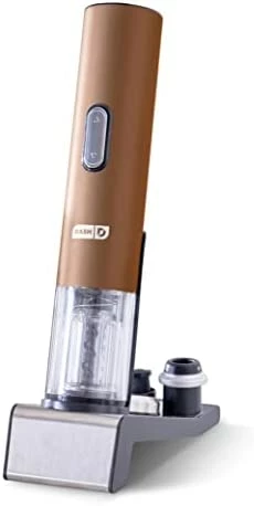 Outlet 🎁 Dash Serve & Preserve Wine Set – Rechargeable Electric Wine Preservation System – Wine Bottle Opener, Vacuum Sealer, 2 Reusable Caps + Charging Base – Black 🎁 - Image 6