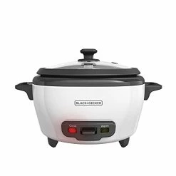 Discount 💯 BLACK+DECKER Rice Cooker, 6-cup, White 😉