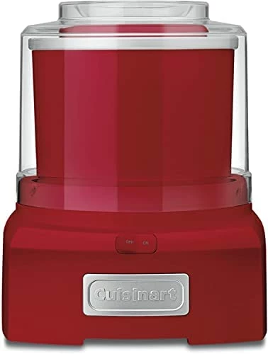 New 🎉 Cuisinart ICE-21P1 1.5-Quart Frozen Yogurt, Ice Cream And Sorbet Maker, Double Insulated Freezer Bowl Elminates The Need For Ice And Makes Frozen Treats In 20 Minutes Or Less, White ✨ - Image 8