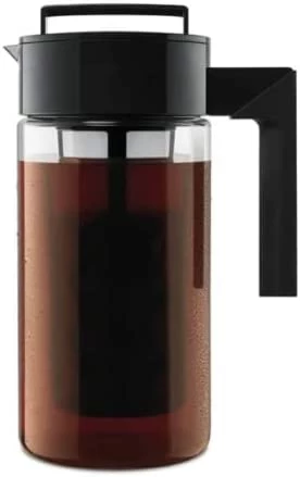 Best Sale 😀 Takeya Patented Deluxe Cold Brew Coffee Maker, 1 Qt, Blac 👍 - Image 7