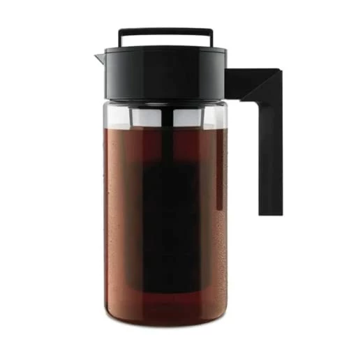 Best Sale 😀 Takeya Patented Deluxe Cold Brew Coffee Maker, 1 Qt, Blac 👍