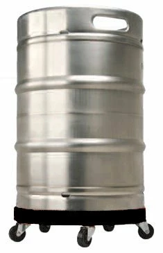 Flash Sale ⌛ Half-Barrel Keg Dolly - Inexpensive And Easy Way To Move Half-Barrel Kegs And Large Heavy Pots - Transport Kegs From Walk-in To Keg Fridge At Bar - Makes It Easy To Roll Kegs To Mop Cooler F 🌟