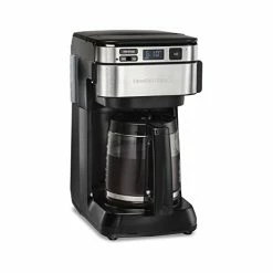 Best reviews of ๐ฅ Hamilton Beach Programmable Coffee Maker, 12 Cups, Front Access Easy Fill, Pause & Serve, 3 Brewing Options, Black (46310) ๐