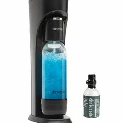 Coupon ✨ DrinkMate OmniFizz Sparkling Water And Soda Maker, Carbonates Any Drink, With 3 Oz CO2 Test Cylinder (Matte Black) Wh 🛒