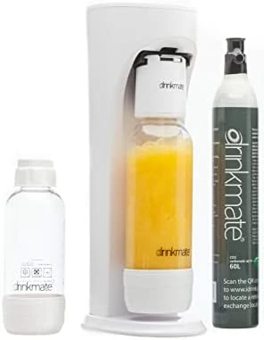Wholesale ๐ Drinkmate OmniFizz Sparkling Water And Soda Maker, Carbonates Any Drink, Special Bundle - Includes 60L CO2 Cylinder, Two Carbonation Bottles, And Fizz Infuser, Matte Blac ๐ - Image 5