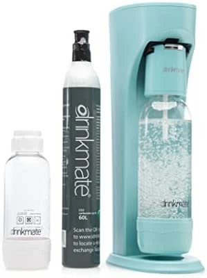 Wholesale ๐ Drinkmate OmniFizz Sparkling Water And Soda Maker, Carbonates Any Drink, Special Bundle - Includes 60L CO2 Cylinder, Two Carbonation Bottles, And Fizz Infuser, Matte Blac ๐ - Image 4