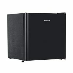Outlet ✨ BANGSON Mini Fridge For Bedroom, 1.6 Cu.Ft Mini Fridge With Freezer,Adjustable Temperature And Leveling Leg, Reversible Single Door, Compact Refrigerator Dorm, Office, Bar And Outdoors 🌟