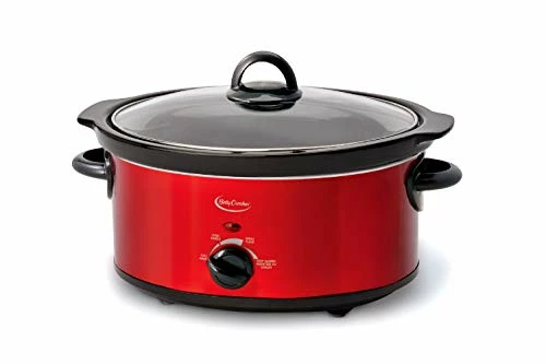 Cheapest β¨ Betty Crocker Slow Cooker With A Travel Bag, 5-Quart, Red, BC-1544 π