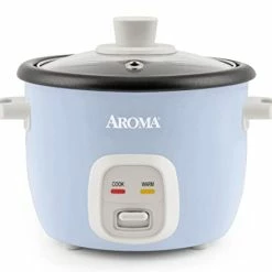 Best reviews of 👍 Aroma Housewares 4-Cups (Cooked) / 1Qt. Rice & Grain Cooker (ARC-302NGBL), Bl 🎁