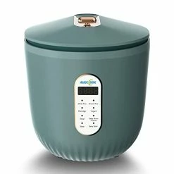 Hot Sale ✔️ Audecook 4-Cup (Uncooked) Rice Cooker, 2L/1.8QT Small Rice Cooker With 12H Delay Timer & Keep Warm Function, Electric Rice Cooker For Apartment/Small Kitchen/College Dorm/RV Travel, Green 😍