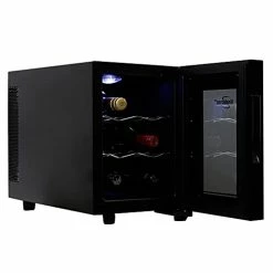 Best Pirce 😀 Koolatron Urban Series 6 Bottle Wine Cooler, Thermoelectric Wine Fridge, 0.65 Cu. Ft. Freestanding Wine Refrigerator For Small Kitchen, Apartment, Condo, Cottage, RV 👍