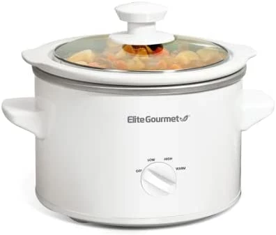 Deals 🎁 Elite Gourmet Glas Slow Cooker With Adjustable Temp, Entrees, Sauces, Stews & Dips, Dishwasher Safe Glass Lid & Crock, 1.5 Quart, Stainless S 🛒 - Image 11