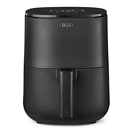 Best Pirce 𧨠BELLA 2.9QT Touchscreen Air Fryer, No Pre-Heat Needed, No-Oil Frying, Fast Healthy Evenly Cooked Meal Every Time, Dishwasher Safe Non Stick Pan And Crisping Tray For Easy Clean Up, Matte Black π