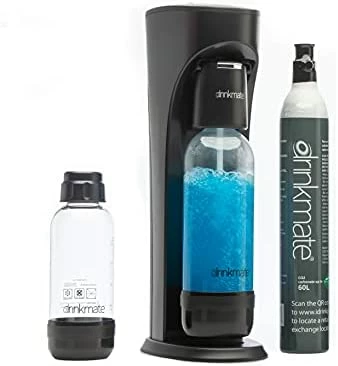 Wholesale ๐ Drinkmate OmniFizz Sparkling Water And Soda Maker, Carbonates Any Drink, Special Bundle - Includes 60L CO2 Cylinder, Two Carbonation Bottles, And Fizz Infuser, Matte Blac ๐ - Image 6