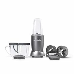 Outlet 😀 NutriBullet NBR-1201 12-Piece High-Speed Blender/Mixer System, Gray (600 Watts) 🥰