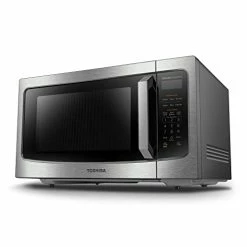 Best Pirce 😍 TOSHIBA ML-EM45PIT(SS) Countertop Microwave Oven With Inverter Technology, Kitchen Essentials, Smart Sensor, Auto Defrost, 1.6 Cu Ft, 13.6" Removable Turntable, 33lb.&1350W, Stainless Steel ⭐