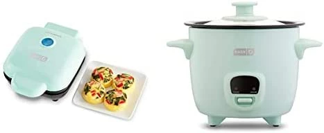 Discount ⌛ DASH Deluxe Sous Vide Style Egg Bite Maker With Silicone Molds For Breakfast Sandwiches, Healthy Snacks Or Desserts, Keto & Paleo Friendly, (1 Large, 4 Mini) - Aqua 👏 - Image 8