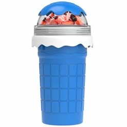 Top 10 🤩 Lookvan Slushy Cup,Magic Quick Frozen Slushie Cup Double Layer Silica Slushie Machine Squeeze Slushy Maker Cup Instant Slushie Syrups Maker Cup ,Summer Cooler Homemade Milk Shake Ice Cream Maker 🤩