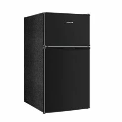 Best Pirce ๐งจ BANGSON Mini Fridge With Freezer, 3.2 Cu.Ft, Low Noise, Energy Saving, 5 Settings Temperature Adjustable, 2 Door Mini Fridge For Bedroom Office And Dorm, Black For ๐ Christmas Decorations Indoor ๐ฏ