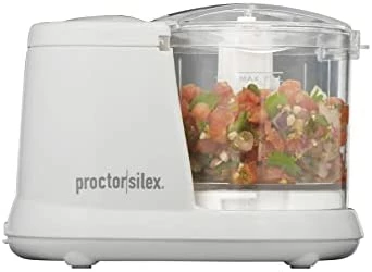 Best Sale 😉 Proctor Silex Durable Electric Vegetable Chopper & Mini Food Processor For Chopping, Puree & Emulsify, 1.5 Cup, Black 😀 - Image 10