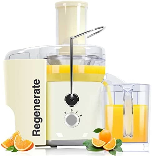 Buy ๐ 600W 3 Speeds Juicer Machines Vegetable And Fruit, Regenerate Centrifugal Juice Extractor With Big Mouth 3โ Feed Chute, Easy To Clean, BPA-Free Compact Centrifugal Juice Maker, Black โค๏ธ - Image 8