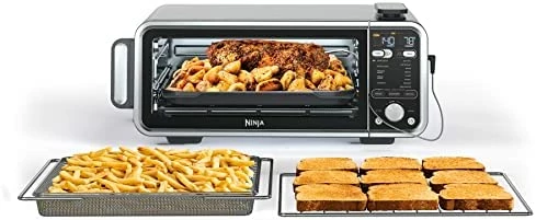 New โค๏ธ Ninja SP351 Foodi Smart 13-in-1 Dual Heat Air Fry Countertop Oven, Dehydrate, Reheat, Smart Thermometer, 1800-watts, Silver ๐ - Image 6