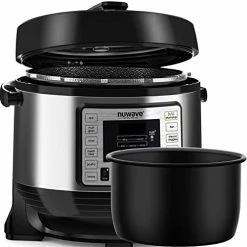 Best deal 👍 Nuwave Nutri-Pot Digital Pressure Cooker 6-quart With Non-stick Inner Pot & Sure-Lock Technology, 200 Pressure Cooker Recipe Book 😉