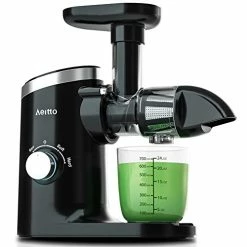 Cheapest 🎁 Slow Juicer,Aeitto Celery Juicer Machines,Masticating Juicer,Cold Press Juicer, Juice Extractor With 2-Speed Modes,Reverse Function & Quiet Motor For Vegetables And Fruits,Easy To Clean With Brush Green 🔔