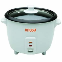 Wholesale 🧨 IMUSA USA GAU-00011 Electric Nonstick Rice Cooker 3-Cup (Uncooked) 6-Cup (Cooked), White ⭐