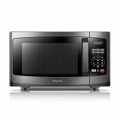 Best deal โ๏ธ TOSHIBA EM925A5A-BS Countertop Microwave Oven, 0.9 Cu Ft With 10.6 Inch Removable Turntable, 900W, 6 Auto Menus, Mute Function & ECO Mode, Child Lock, LED Lighting, Black Stainless Steel ๐