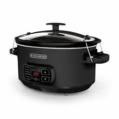 Hot Sale 😀 BLACK+DECKER 7-Quart Digital Slow Cooker With Chalkboard Surface, Slate, SCD4007 🤩