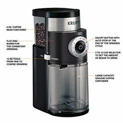 Cheapest 🔔 KRUPS Precision Grinder Flat Burr Coffee For Drip/Espresso/PourOver/ColdBrew, 12 Cup, Black 😉